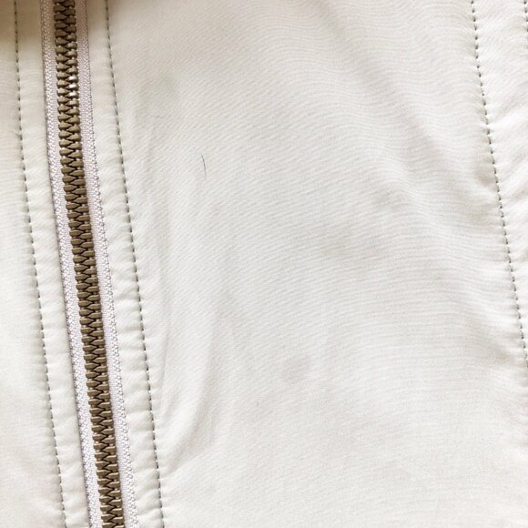 COLUMBIA Fleece Lined Tan Full Zip Front Vest Womens Small - Picture 6 of 8